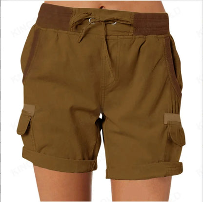 Megan – Damen-Shorts aus Baumwolle und Leinen