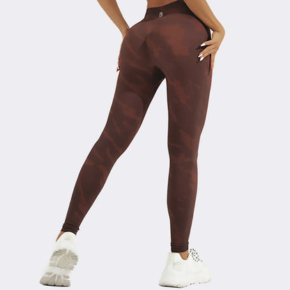 Catherine – Damen-Yoga-Leggings mit geraffter Taille