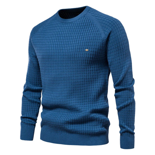 Billy – Herren-Baumwollstrickpullover mit Rundhalsausschnitt