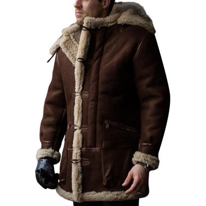 Oliver – Warme Retro-Winterjacke mit Kapuze für Herren