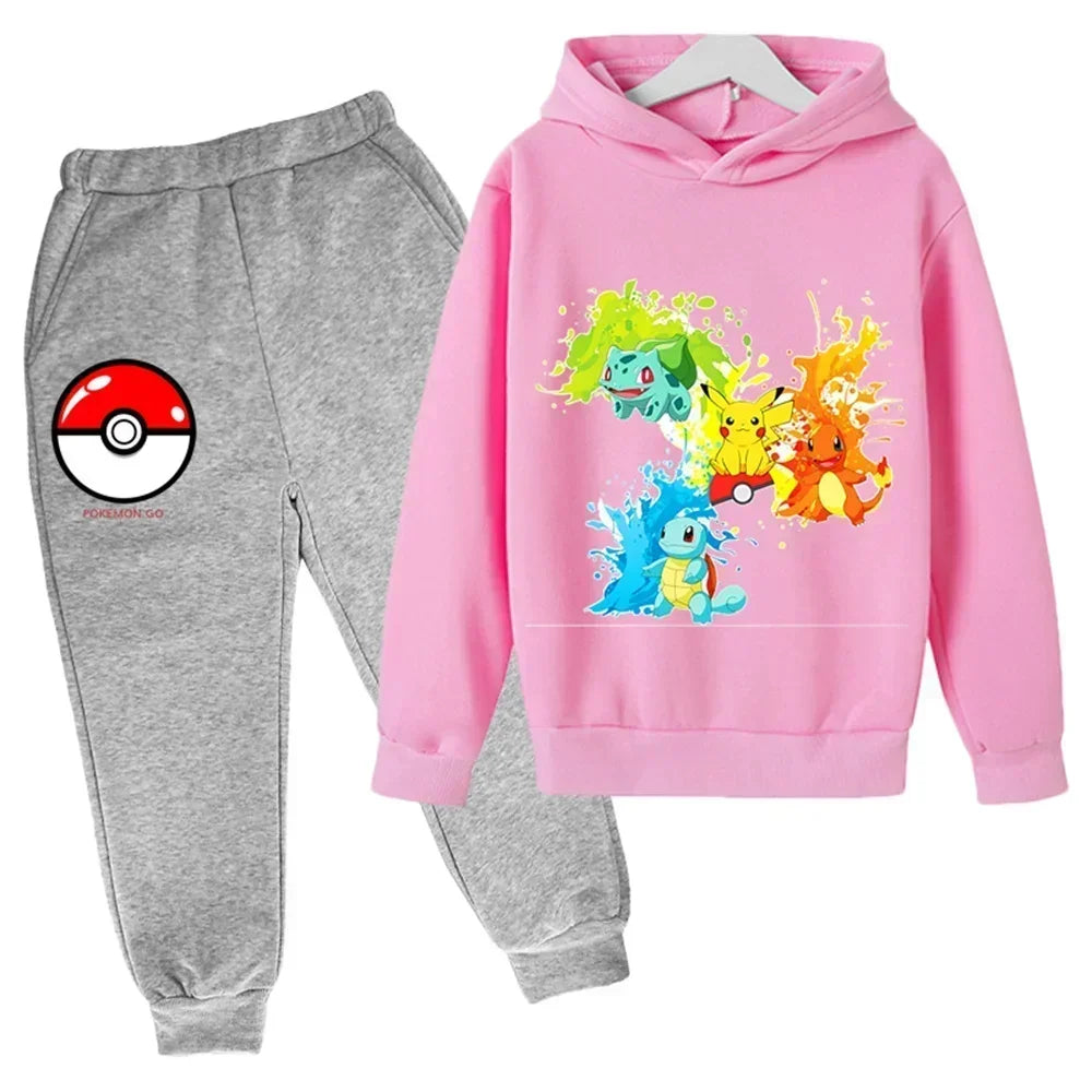 Jenny – Pikachu Kinder Hoodie und Hosen Set für maximalen Komfort & Stil