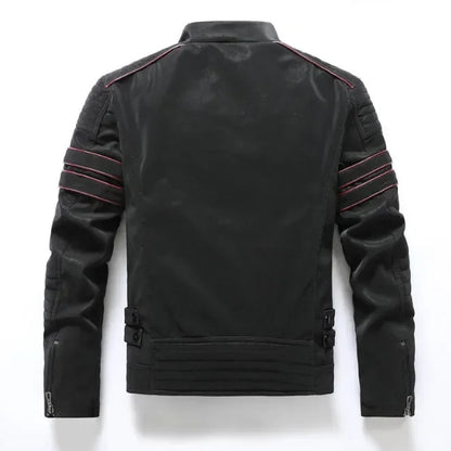 Marc – Vintage Motorradjacke mit mehreren Taschen