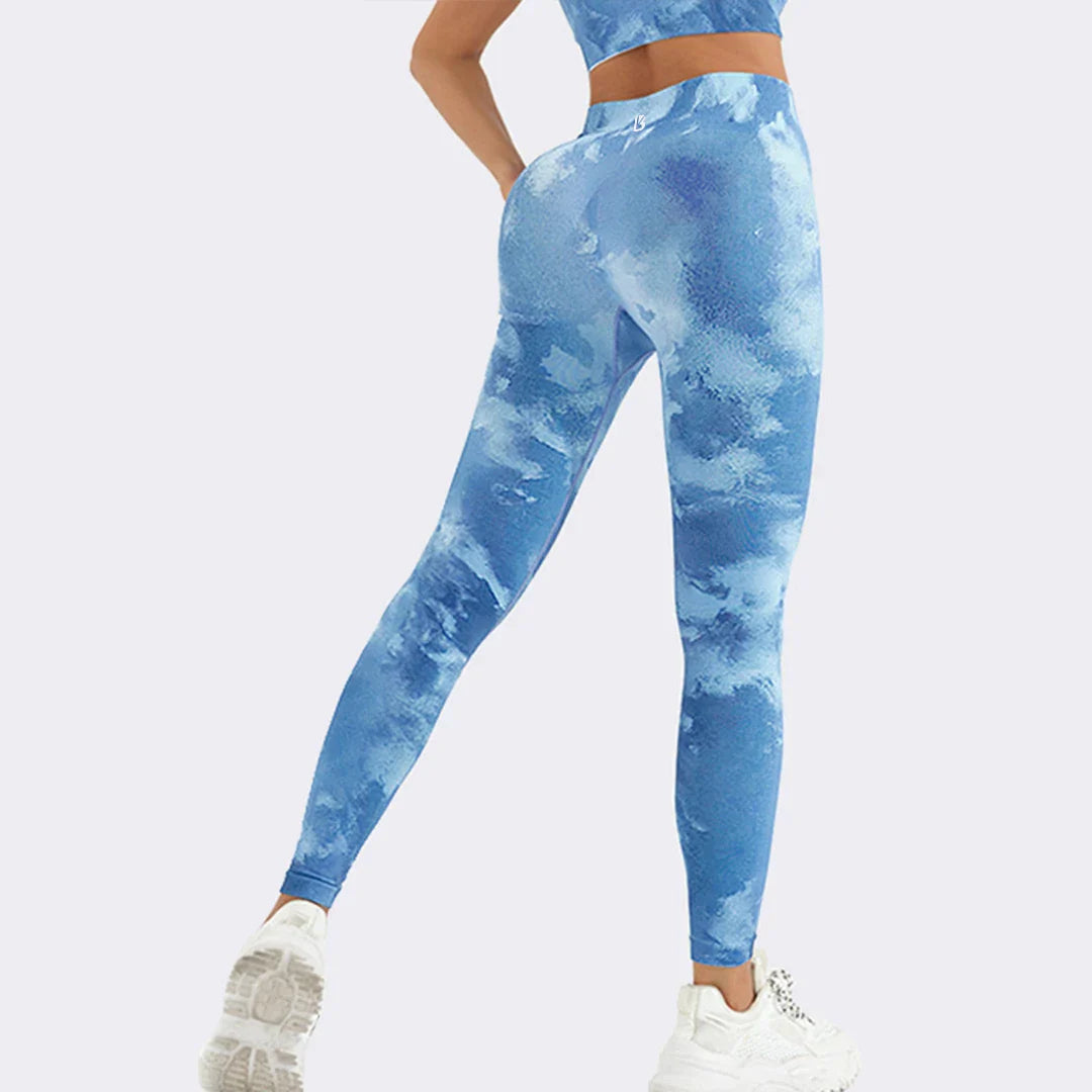 Catherine – Damen-Yoga-Leggings mit geraffter Taille