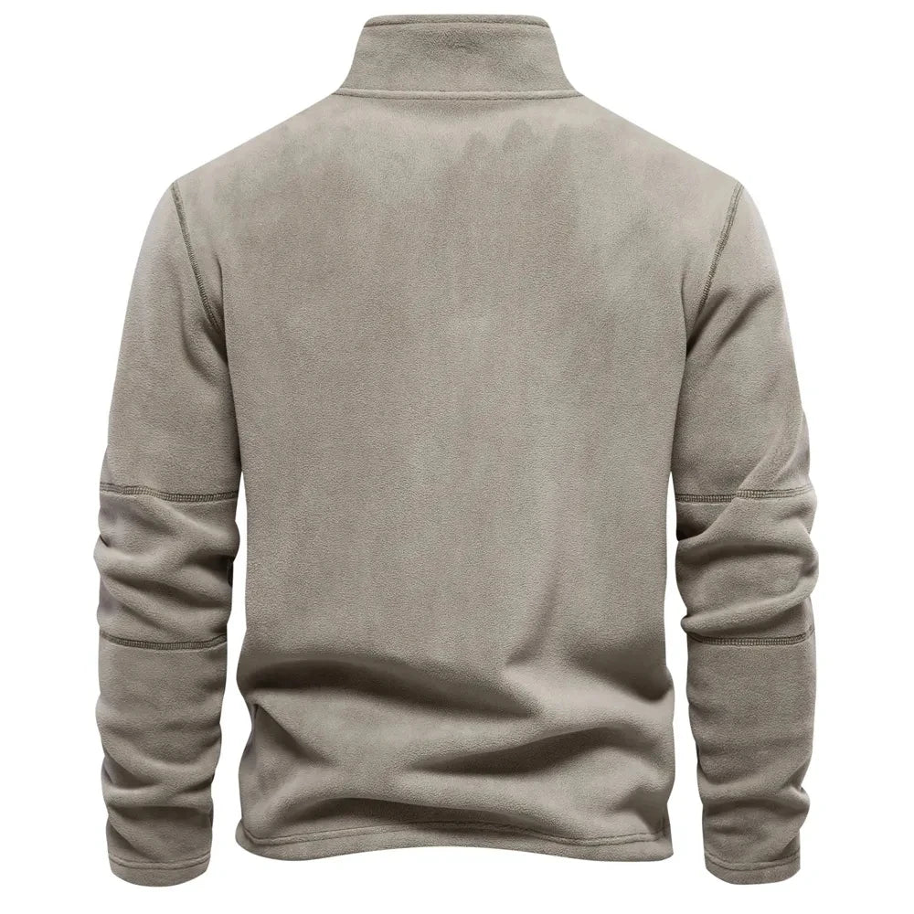 Roy – Herren Sweatshirt mit Reißverschlusskragen