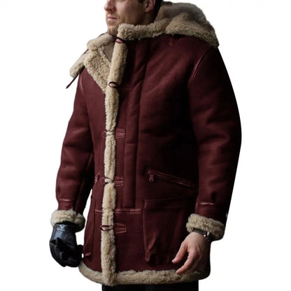 Oliver – Warme Retro-Winterjacke mit Kapuze für Herren