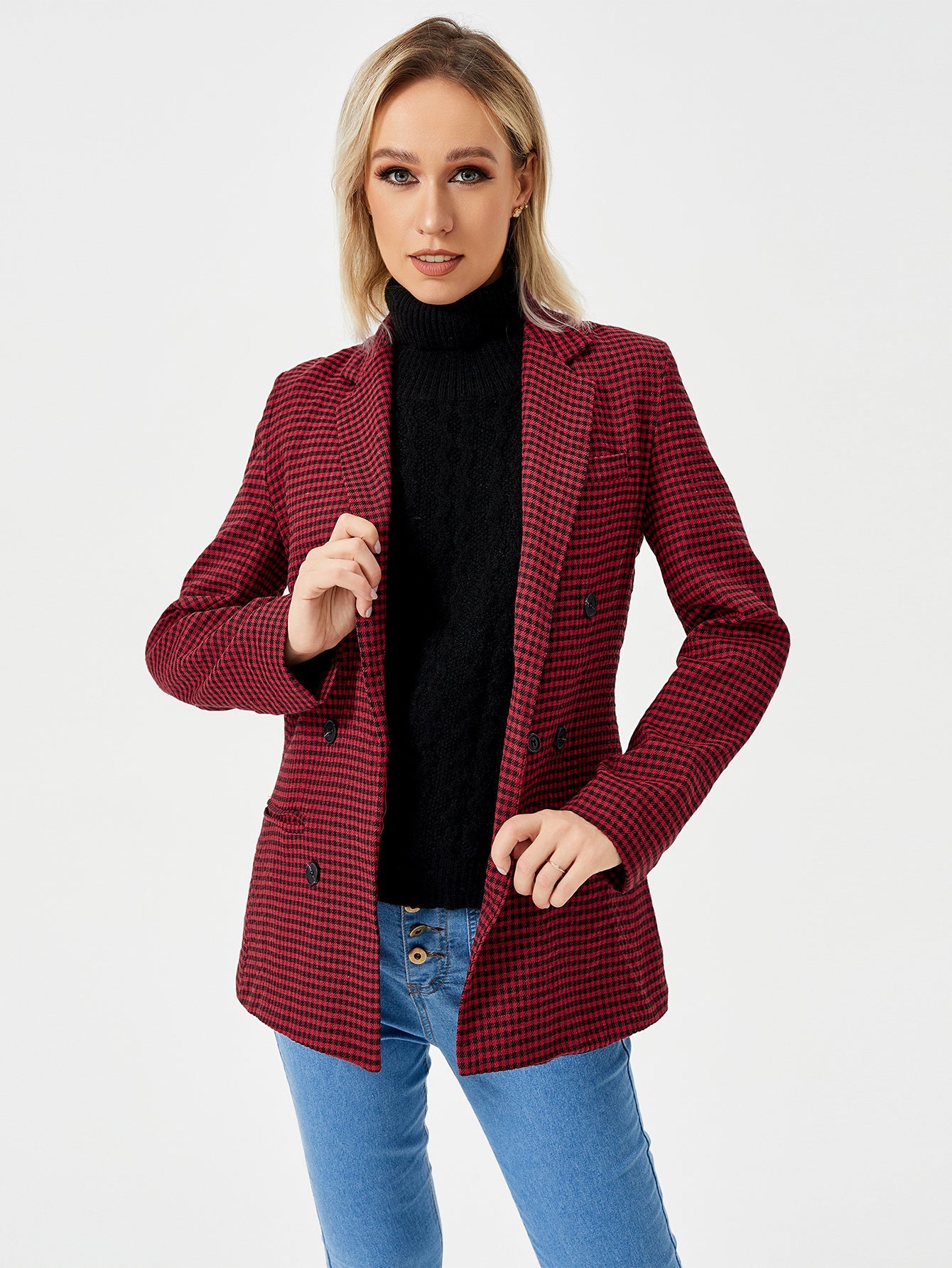 Audrey – Lässiger Blazer für Damen mit langen Ärmeln