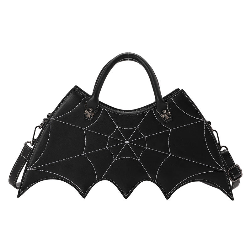 Jade – Schultertasche in Form eines Halloween-Spinnennetzes mit einzigartigem Design