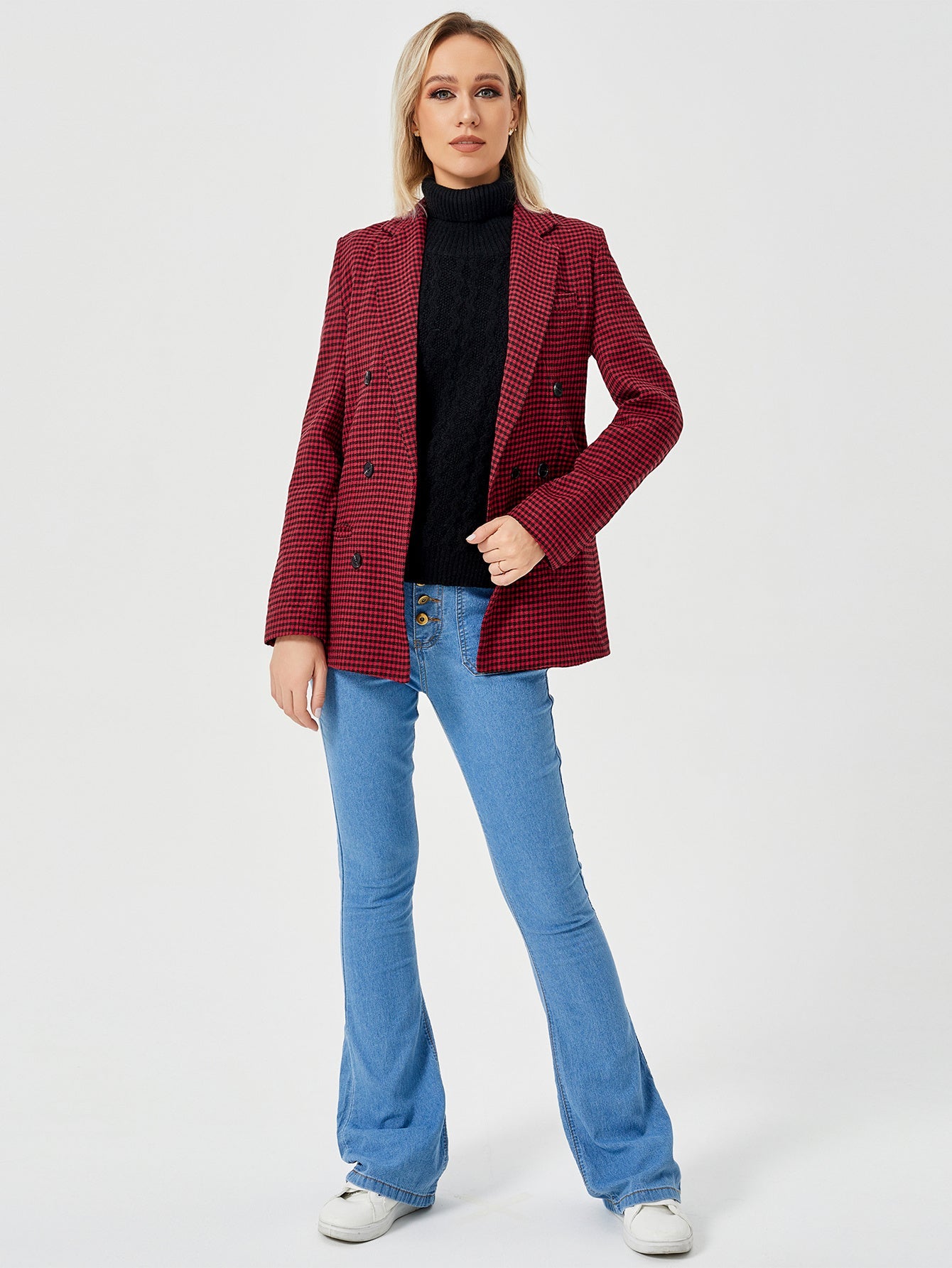 Audrey – Lässiger Blazer für Damen mit langen Ärmeln