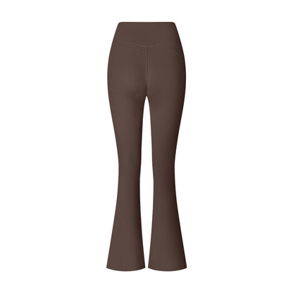 Sandra – Hochtaillierte Damen-Yogahose mit weitem Bein