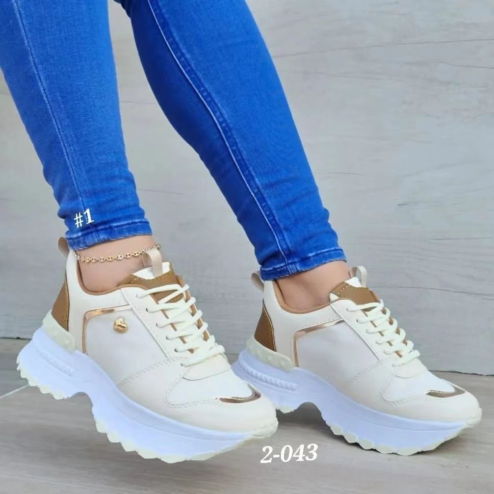 Abigail – Modische Damen Sneakers mit Absatz