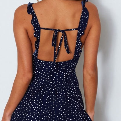 Lily – Polka-Dot Trägerkleid für Damen im Sommer