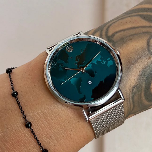 Melissa – Damen Stilvolle Wasserfeste Aqua Grün Uhr