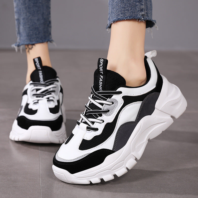 Miranda – Weiche Damen-Sneaker mit hohem elastischen dicken Boden