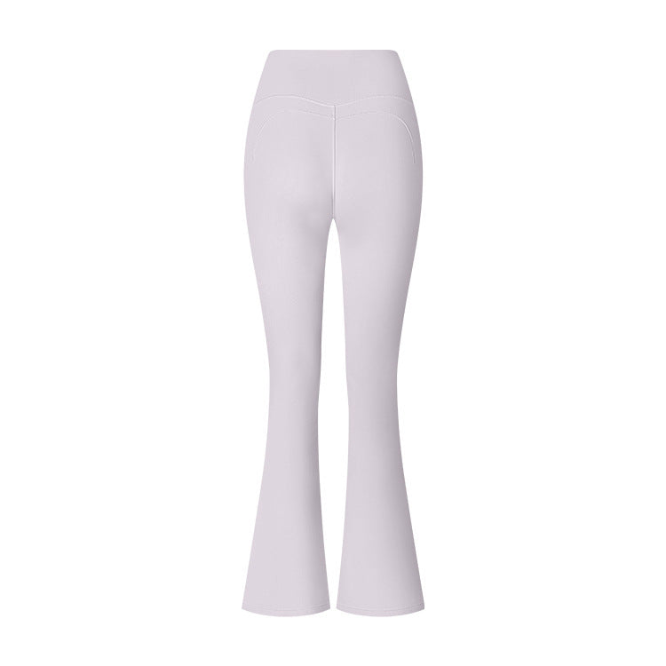 Sandra – Hochtaillierte Damen-Yogahose mit weitem Bein