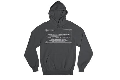 Ryan – Unisex Statement Hoodie mit einzigartigem Rezept-inspiriertem Grafikdesign