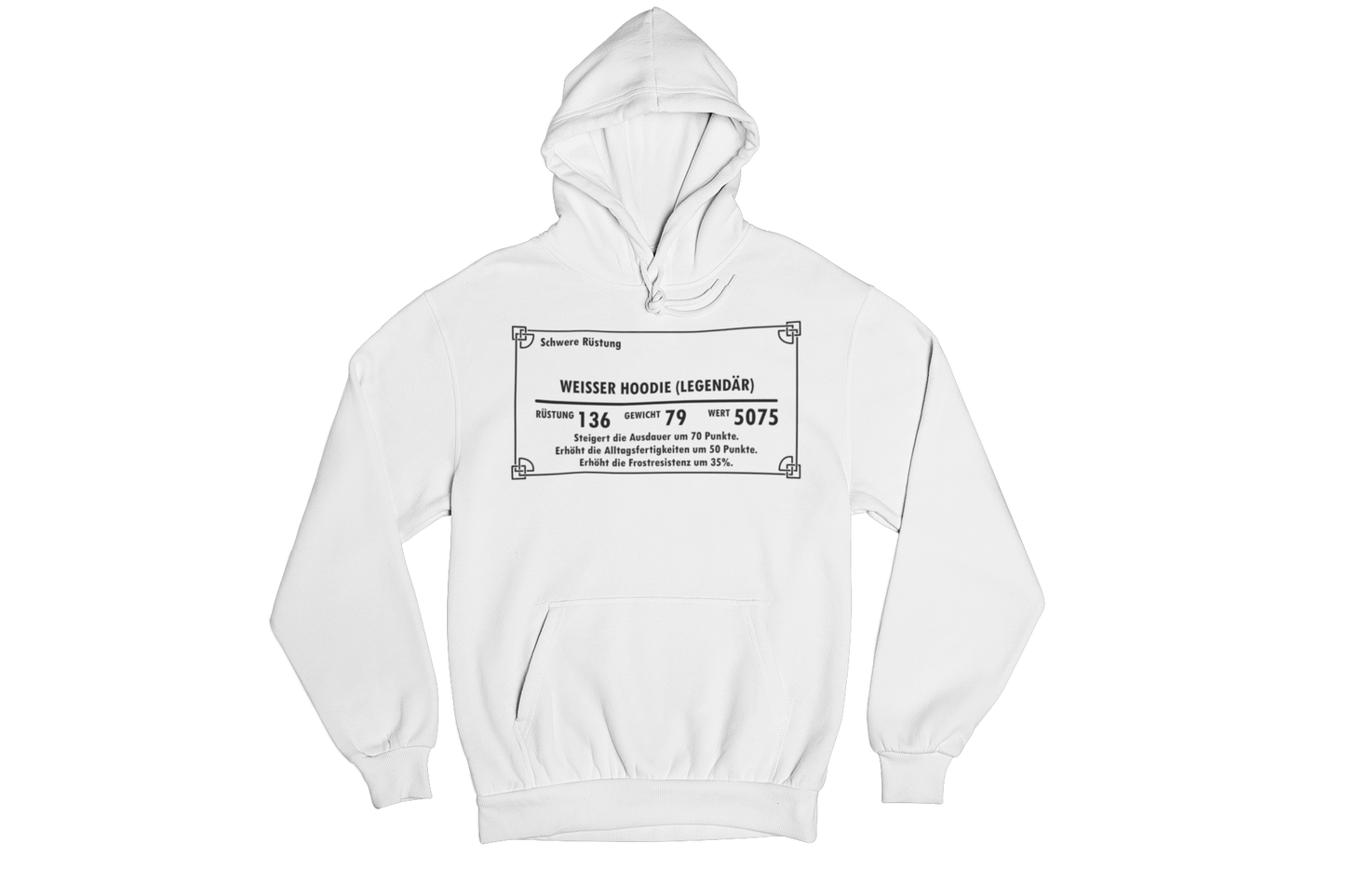 Ryan – Unisex Statement Hoodie mit einzigartigem Rezept-inspiriertem Grafikdesign