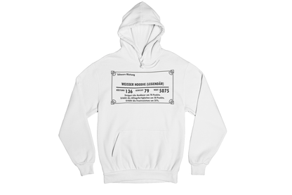 Ryan – Unisex Statement Hoodie mit einzigartigem Rezept-inspiriertem Grafikdesign