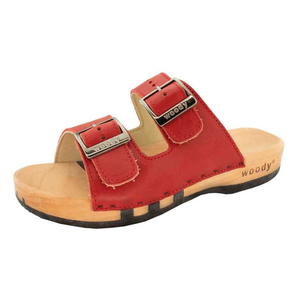 Kimberley – Damen Clog-Sandale mit Flexibler Weidenholzsohle