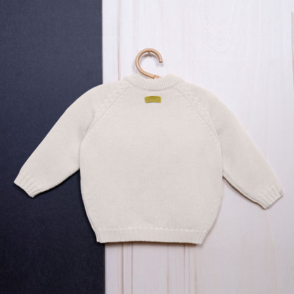 Kimberley – Vielseitige Baby-Strickjacke aus Wolle