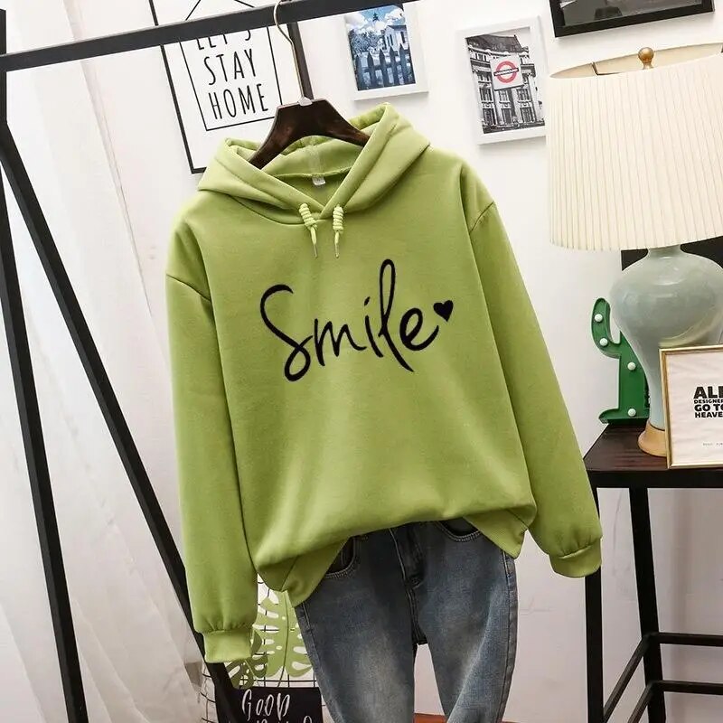 Sophia – Unisex Kapuzenpullover mit Smile-Print