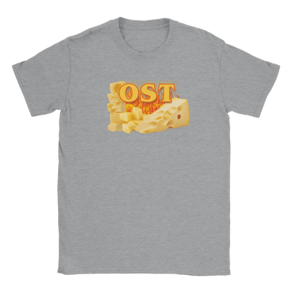 Sarah – Unisex T-Shirt mit Käse-Print