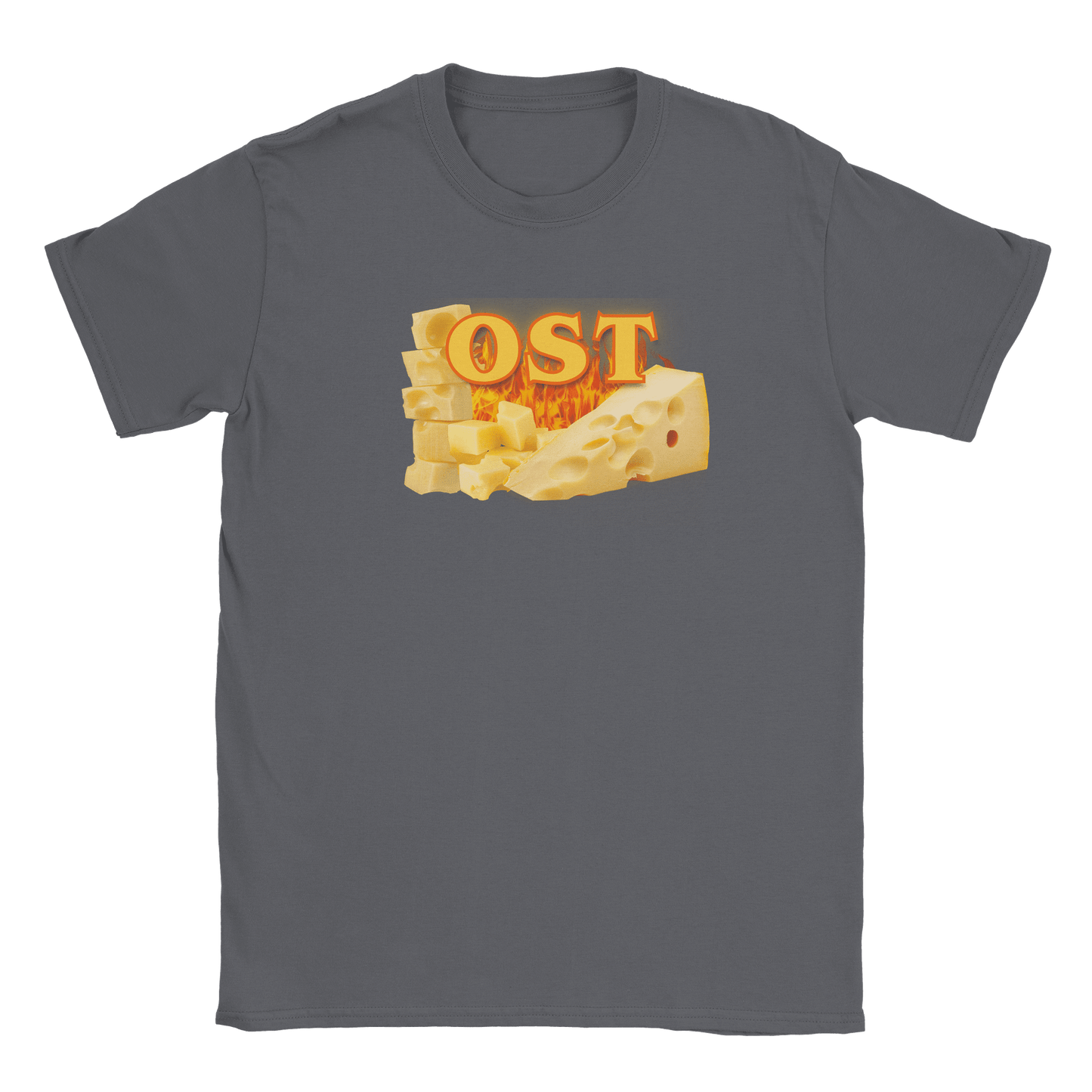 Sarah – Unisex T-Shirt mit Käse-Print