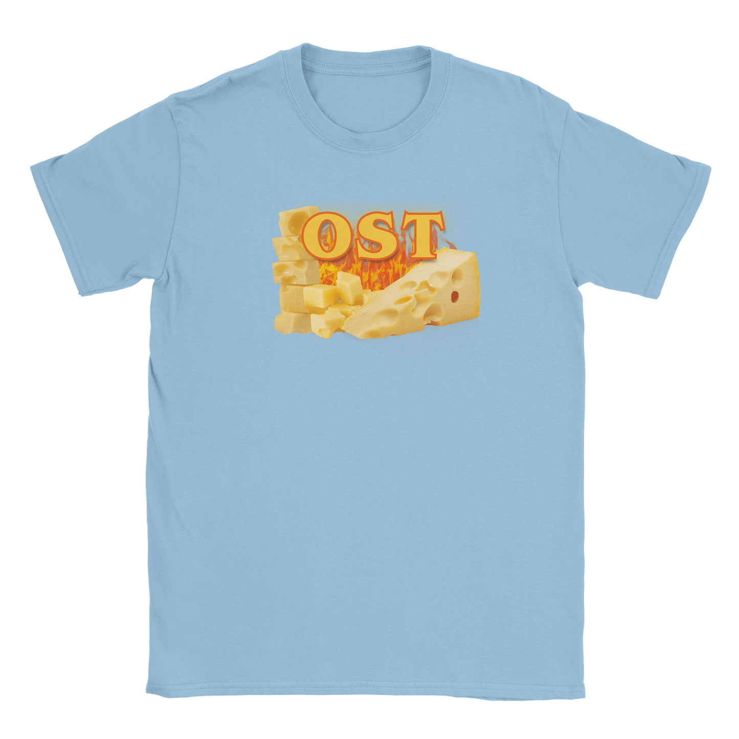 Sarah – Unisex T-Shirt mit Käse-Print