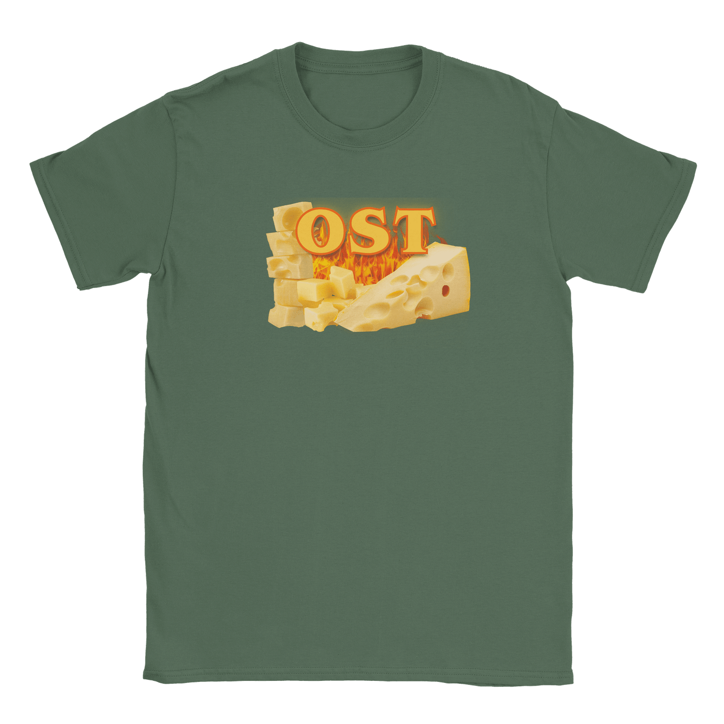 Sarah – Unisex T-Shirt mit Käse-Print