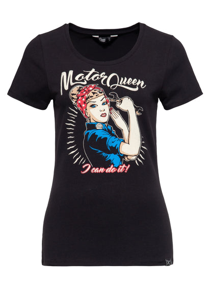 Faith – Damen-T-Shirt mit Retro-Print