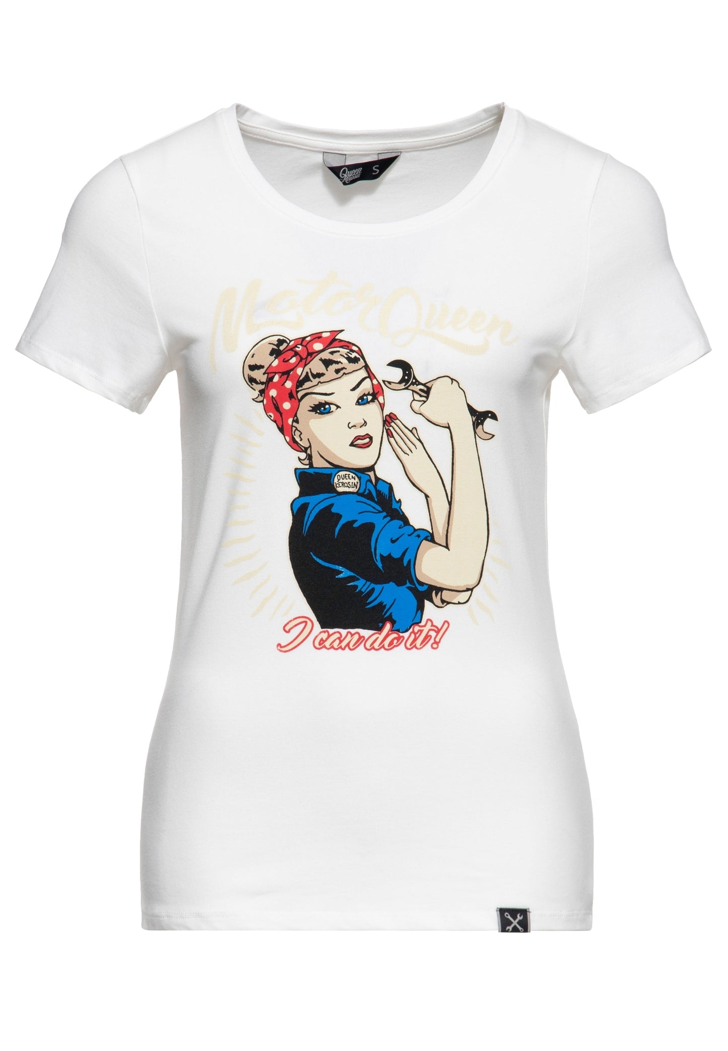 Faith – Damen-T-Shirt mit Retro-Print