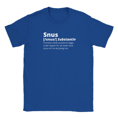 Robbie – Unisex Snus Bedrucktes T-Shirt