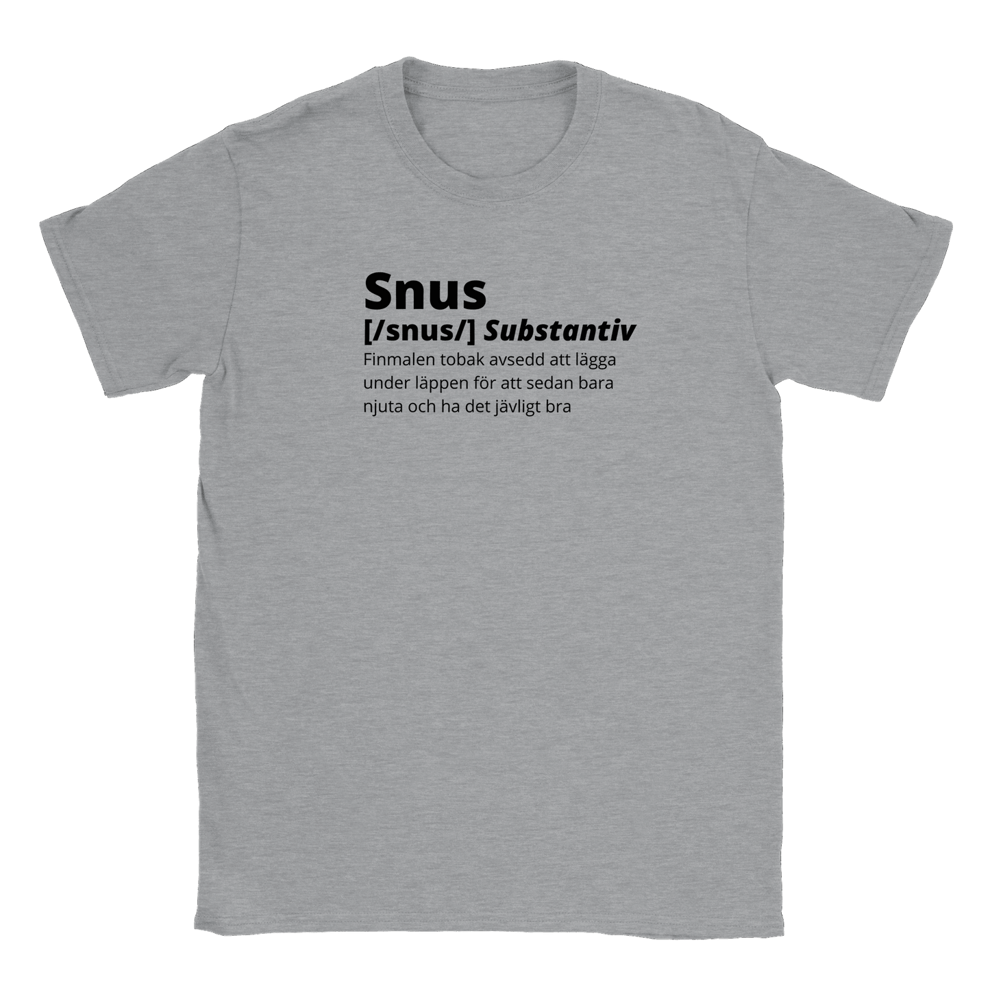 Robbie – Unisex Snus Bedrucktes T-Shirt