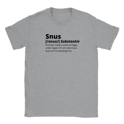 Robbie – Unisex Snus Bedrucktes T-Shirt