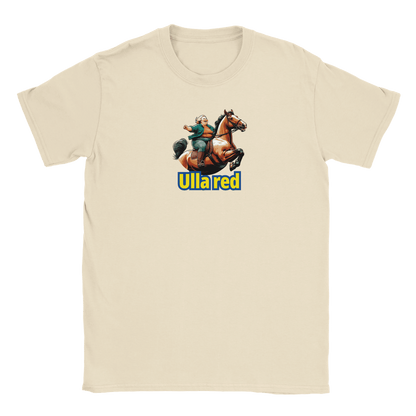 Gillian – Unisex T-Shirt mit Rotem Print