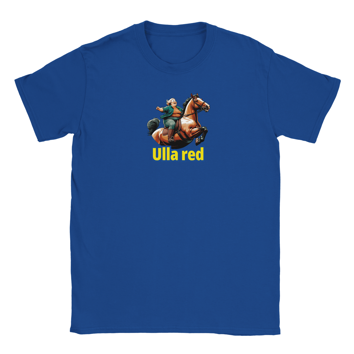 Gillian – Unisex T-Shirt mit Rotem Print